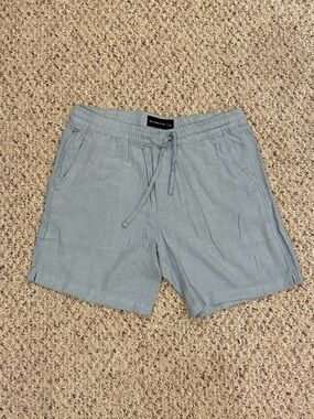 Abercrombie Pull On Linen Shorts